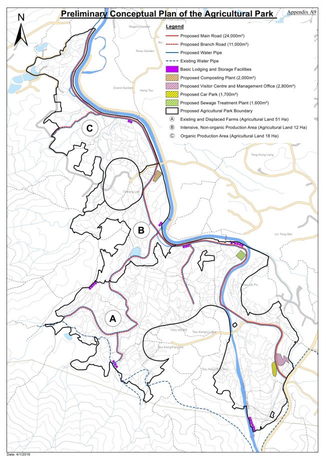 Appendix A9 – Preliminary conceptual plan of the Agri-Park